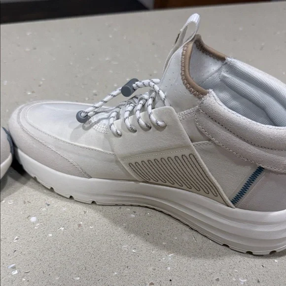 Hey Dude Cream and White Women's Sneakers - Picture 13 of 14